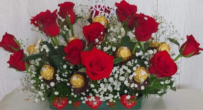 Valentines Day Love flowers delivery mauritius